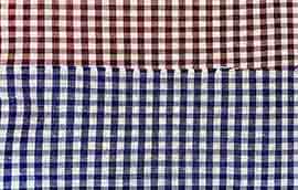 double checks fabric